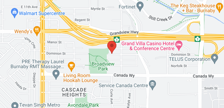 map of 5 4033 DOMINION STREET